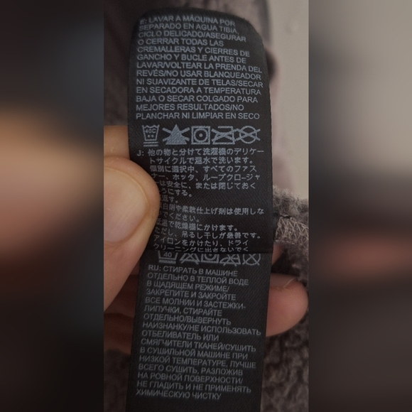 The North Face Jacket Womens L Heather Gray Crescent Zip-up Hooded Fleec… - Picture 12 of 13